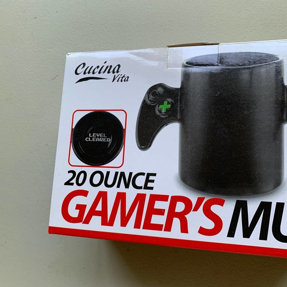 Cucina Vita 20 Oz Ounce Gamer's Mug Level Cleared Controller Gamer Nerd Geek NEW - Picture 8 of 9